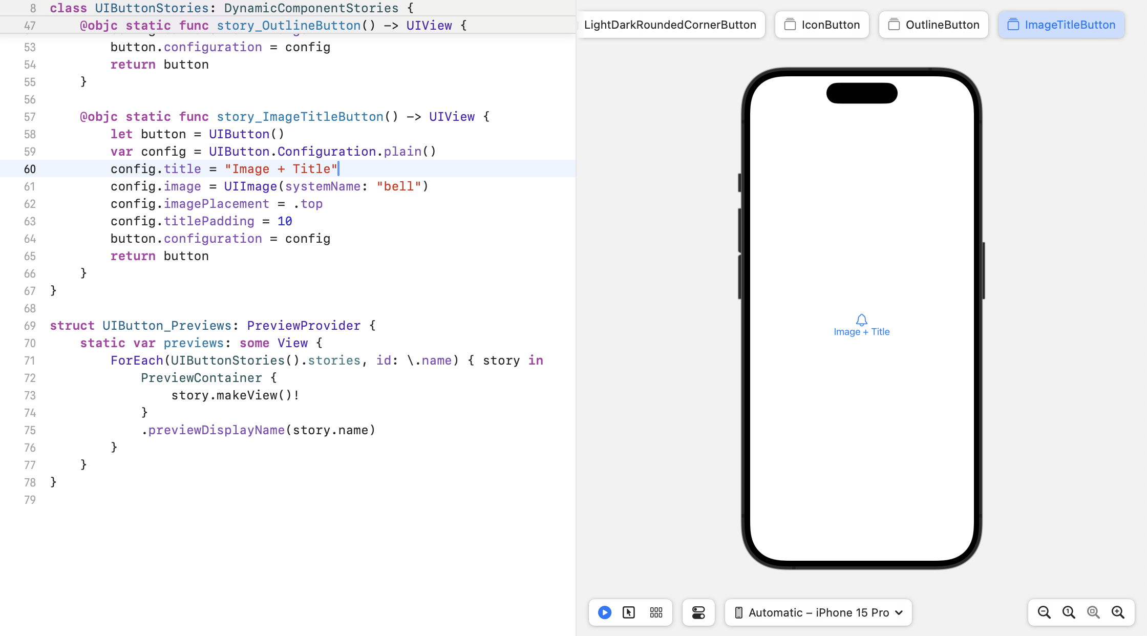 SwiftUI Previews + NativeBook Stories